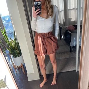 Abercrombie paper bag shorts